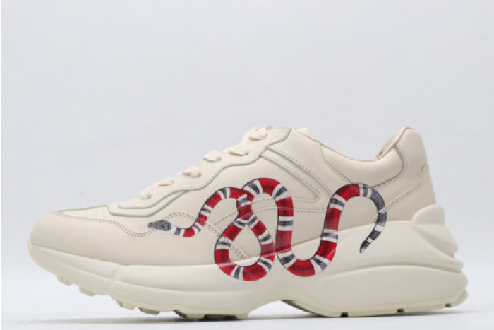 GUCC RHYTON LEATHER SNEAKER